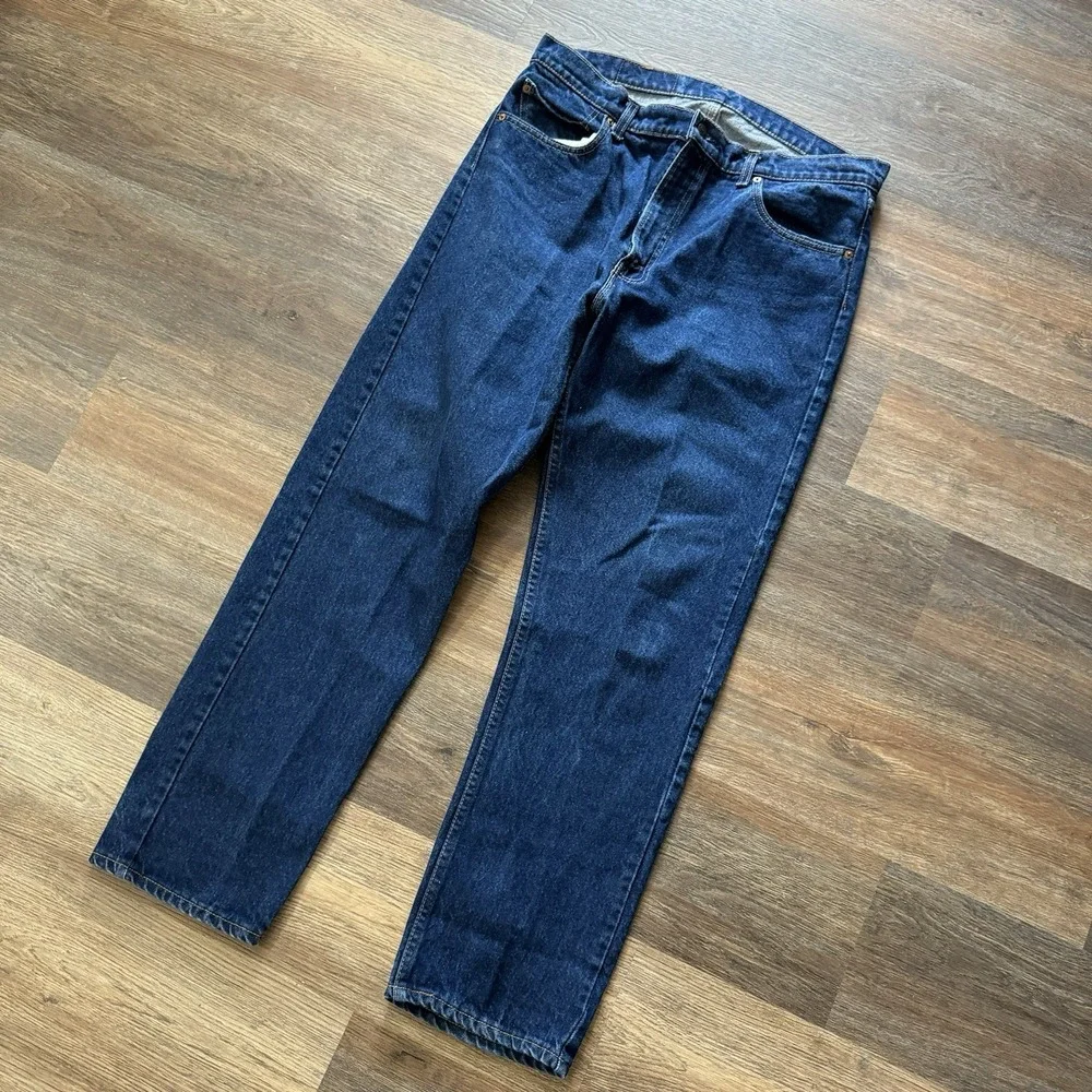 VTG Levi's 505xx Made In USA Blue Medium Dark Wash‎ Jeans Sz 38x31
